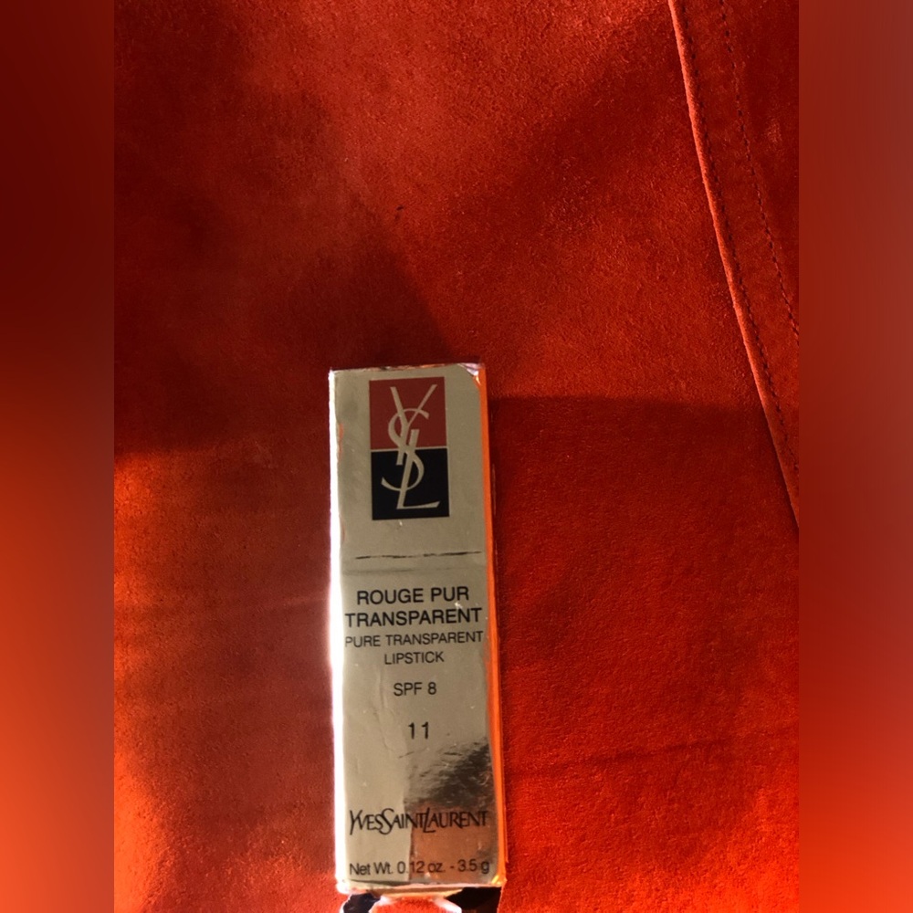 Yves Saint Laurent Rouge Pur Transparent Lipstick and Sephora rouge shine N 31